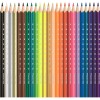 Карандаши цветные треугольные MAPED Pulse пластиковые, 24 цвета