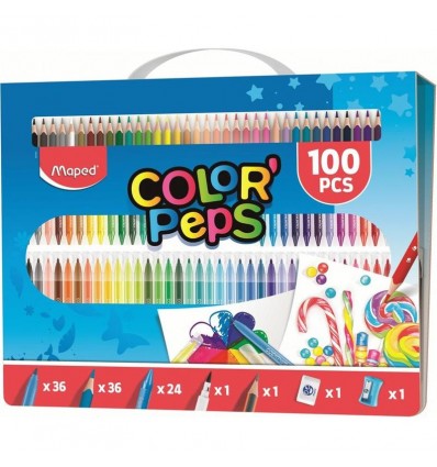 Набор для рисования Maped Color Pepes Kit 100, 100 предметов