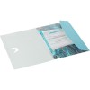 Папка на резинках Attache Selection Fluid, А4+ (230x318мм), пластиковая до 200 листов, (толщина обложки 0.45 мм), Бирюзовая