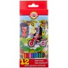 Набор цветных карандашей Koh-I-Noor 3652 КРОТ, 12 цветов