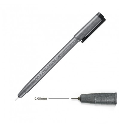 Ручка капиллярная (мультилинер) Copic Multiliner, 0.05мм., Черный