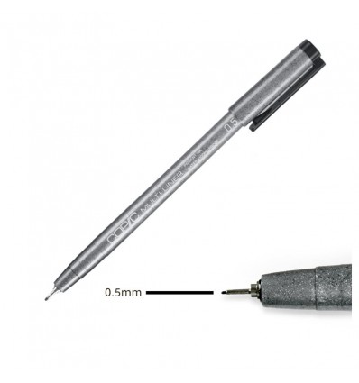 Ручка капиллярная (мультилинер) Copic Multiliner, 0.5мм., Черный