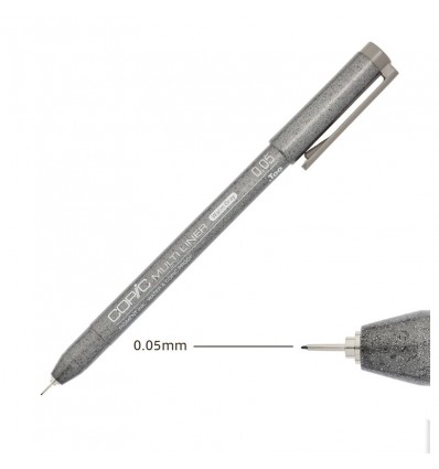 Ручка капиллярная (мультилинер) Copic Multiliner, 0.05мм., Теплый серый