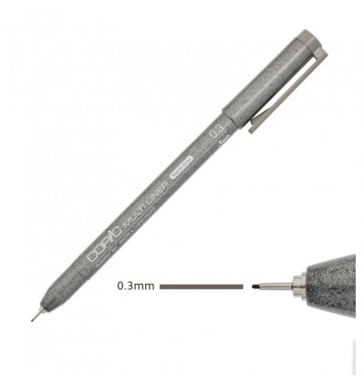 Ручка капиллярная (мультилинер) Copic Multiliner, 0.3мм., Теплый серый
