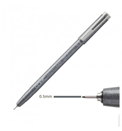 Ручка капиллярная (мультилинер) Copic Multiliner, 0.5мм., Холодный серый
