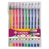 Набор гелевых ручек Crown Hi-Jell Color, 0.7мм, 10 цветов