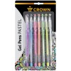 Набор гелевых ручек Crown Hi-Jell Pastel, 0.8мм, 7 пастельных цветов