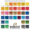 Акварельные краски в кюветах Rembrandt ROYAL TALENS 36 цветов, металлический короб, кисть