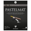 Альбом для пастели Clairefontaine Pastelmat, 240*300мм, 360гр., 12л., бархат антрацит, склейка