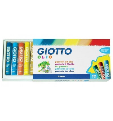 Масляная пастель GIOTTO OLIO, 12 цветов
