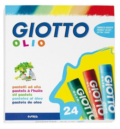 Масляная пастель GIOTTO OLIO, 24 цвета