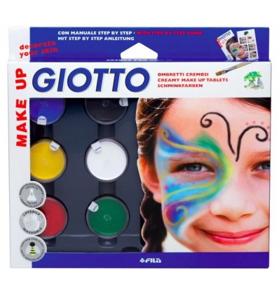 Краски для глица (грим) GIOTTO Make up classic, 6 цветов
