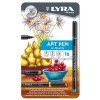 Набор фломастеров Lyra Hi-Quality Art Pen, 10 цветов в металлической коробке 