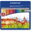 Набор цветных карандашей STAEDTLER Noris Club, 24 цвета в металлической коробке