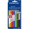 Набор треугольных цветных карандашей STAEDTLER Ergosoft, 12 цветов