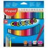 Карандаши цветные треугольные Maped COLOR PEPS, 24 цвета