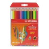 Набор шестигранных цветных карандашей Stabilo Color, 18 цветов