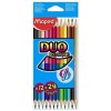 Карандаши двухсторонние цветные MAPED COLOR'PEPS DUO, 12 карандашей 24 цвета