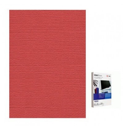 Обложки для переплета картон с тиснением под лен, А4 250гр, 100шт