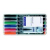 Набор перманентных маркеров STAEDTLER Lumocor S, 313WP, 8 цветов в пластиковом пенале, 0,6 мм 