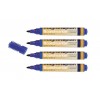 Набор маркеров для досок и бумаги Magnetoplan (Board & Flipchart Marker), 4 штуки, синий