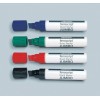 Набор маркеров для флипчартов Magnetoplan Jumbo, скошенный наконечник, 4 цвета