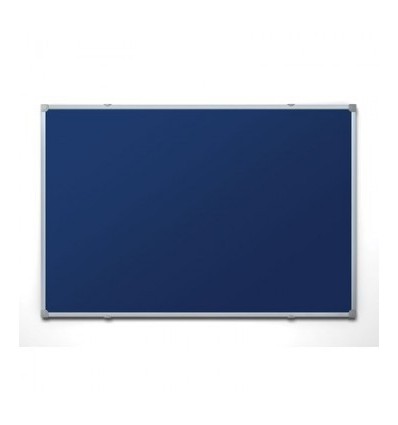 Доска текстильная синяя ATTACHE, 600х900мм, алюминиевая рамка 